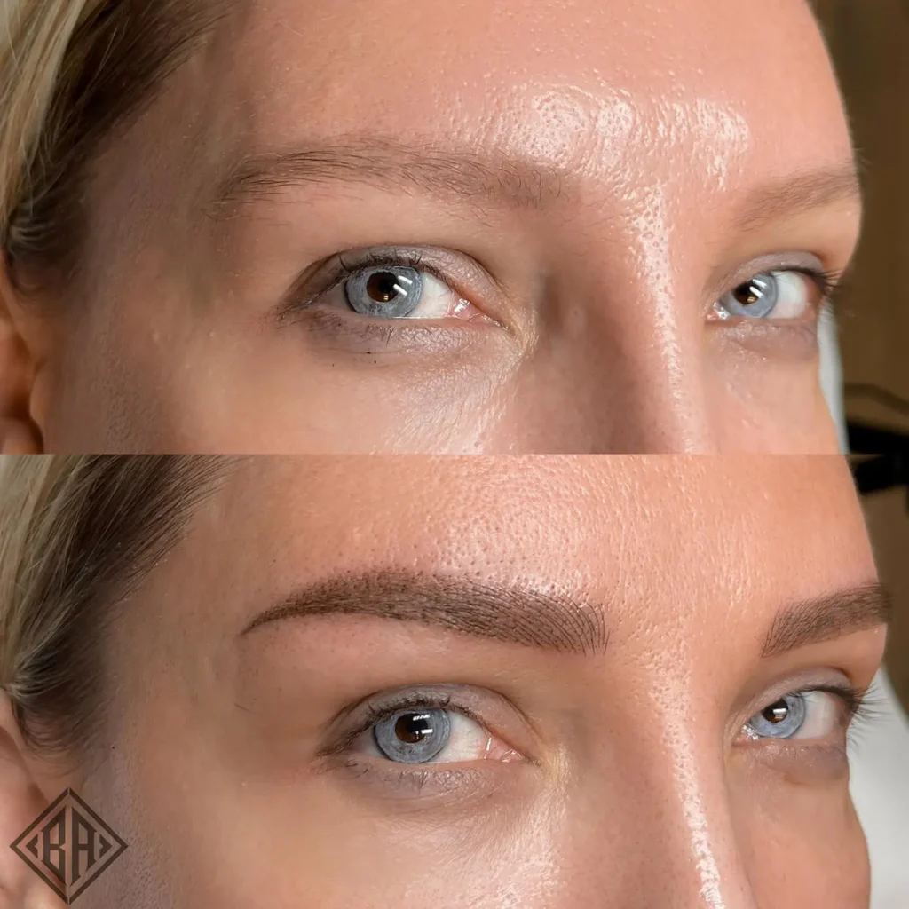Ombré Brows à Genève : le dégradé poudré, de la séance à la retouche